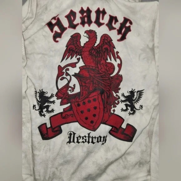 Delf Grey and Red Hoodie - Picture 3 of 8